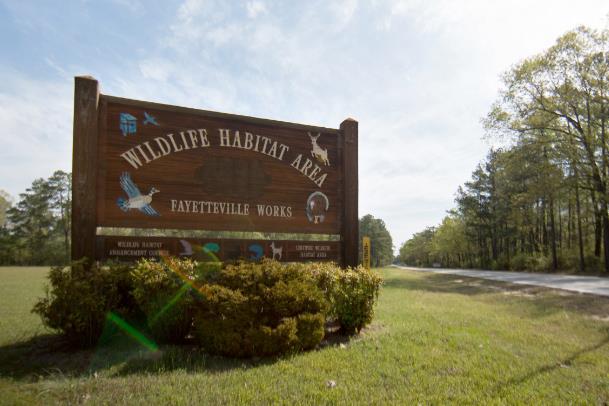 Wildlife Habitat Area sign