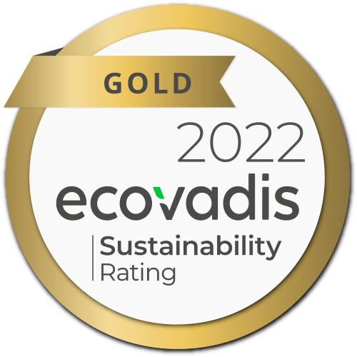 荣获 Ecovadis 2022 年金牌可持续性评级