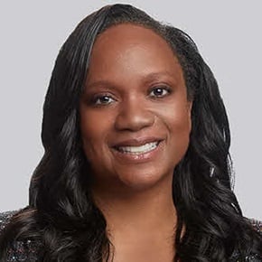 A portrait image of Alvenia Scarborough, Senior Vice President, Corporate Communications and Chief Brand Officer.